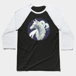 Elegant Borzoi Abstract Doggo Baseball T-Shirt